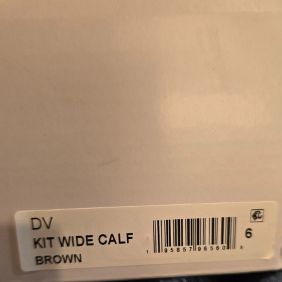 Dolce Vita Women's Kit Knee-High Cowboy Boots in Smooth Brown NEW Sz 6 - Picture 8 of 10